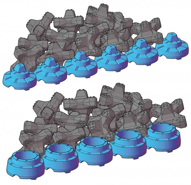 ACCROBERM™ I – ACCROPODE™ II