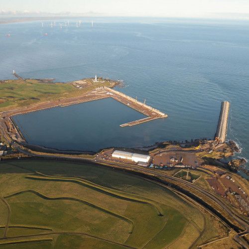 Aberdeen Harbour aerial view - ACCROPODE™ II Aberdeen Harbour aerial view - ACCROPODE™ II