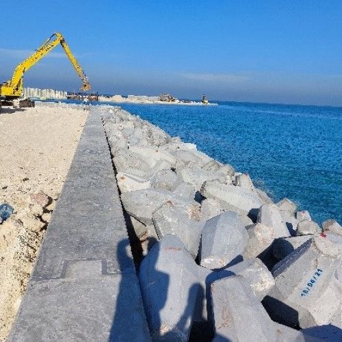 Marassi Marina - Egypt- CORE-LOC™ project second breakwater Marassi Marina - Egypt- CORE-LOC™ project second breakwater
