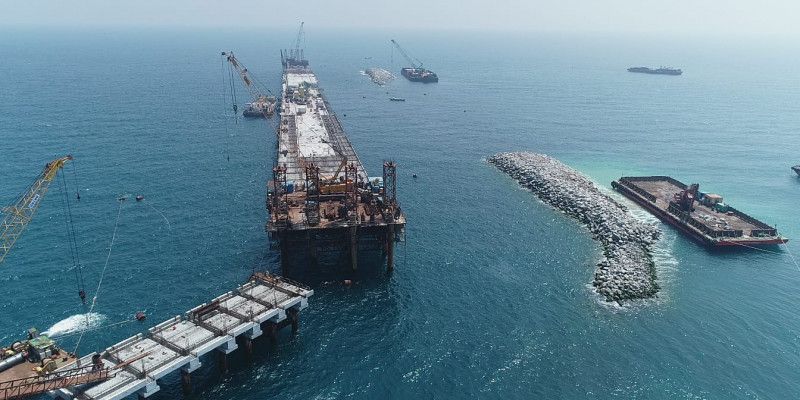 Udandugi Captive Coal Jetty-India-ACCROPODE™ II Udandugi Captive Coal Jetty-India-ACCROPODE™ II